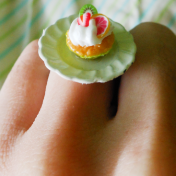 Handmade Cupcake Ring